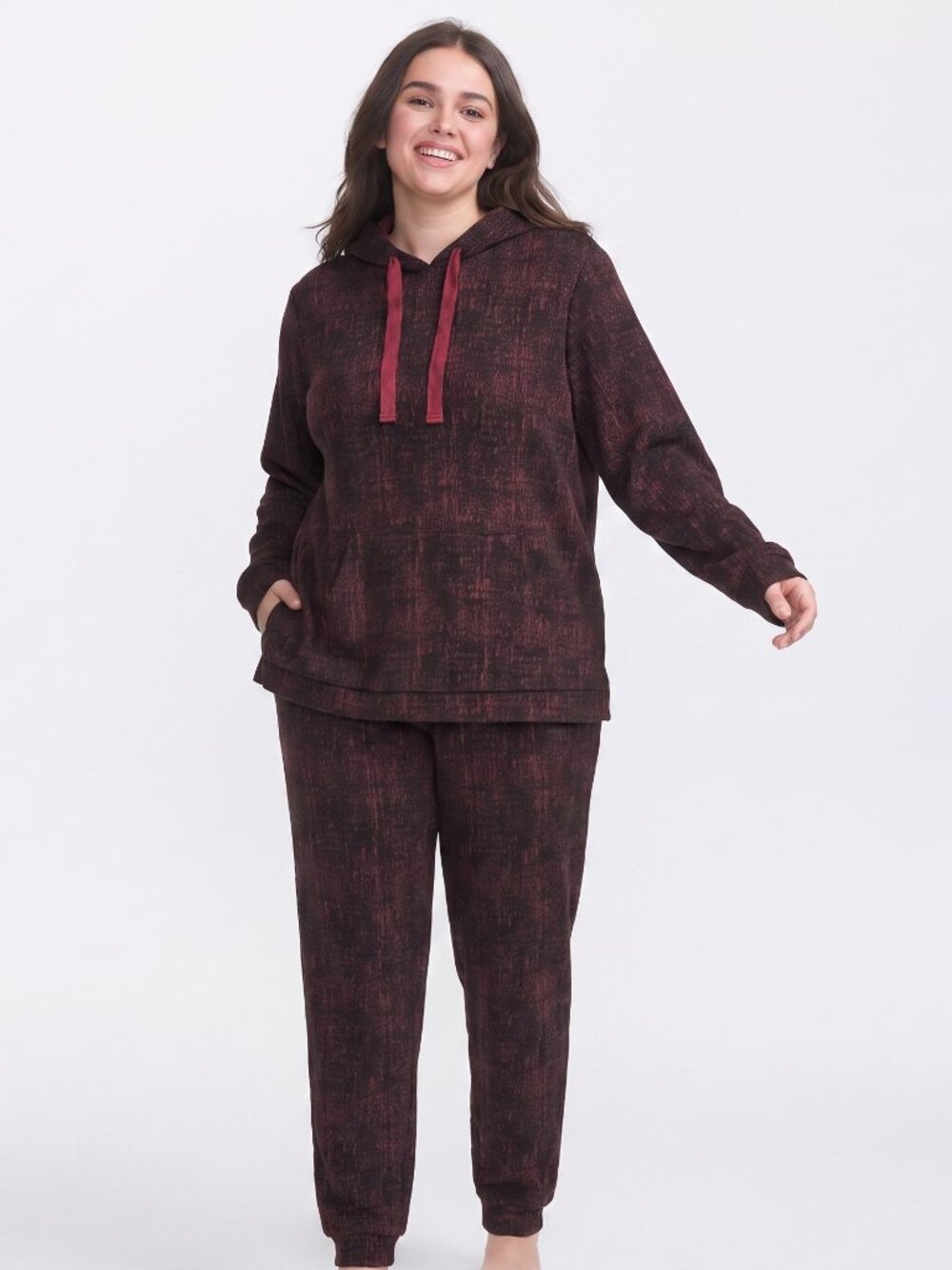 Jason Wu Red and Black Sweat Pant Set